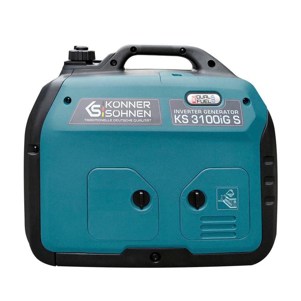 Генератор инверторный ГАЗОБЕНЗИНОВЫЙ Konner&amp;Sohnen KS 3100iG S, 2,8kW (3.1kW), однофазный, 220V, 50Hz, обьем 4л Konner&amp;Sohnen купить в Украине