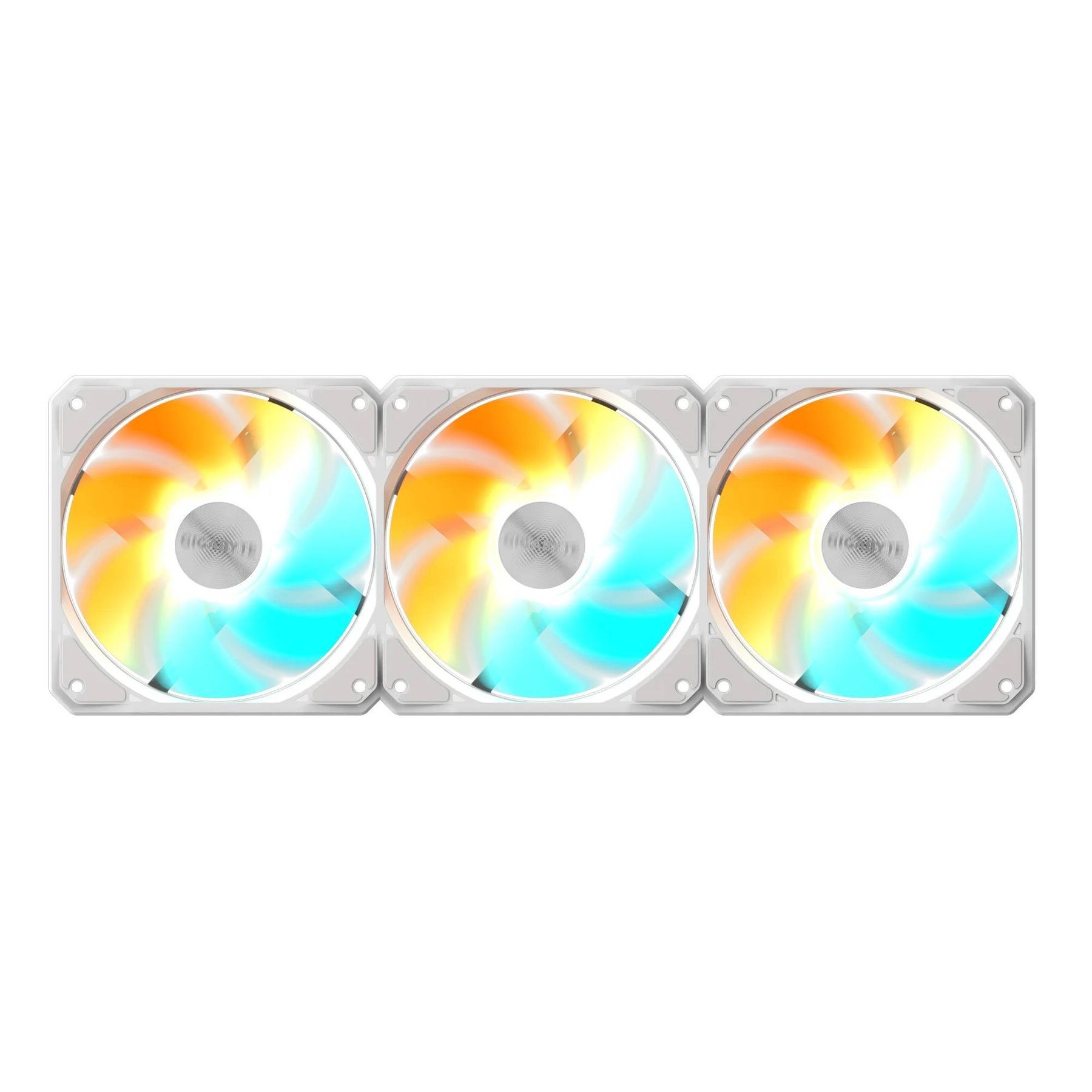 Вентилятор Gigabyte EZ Chain RVS Fan 120 Ice 3-Pack White (GP-GBT EZRVSFAN1203 ICE) Gigabyte купити в Україні