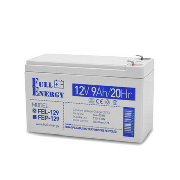 Акумуляторна батарея Full Energy GEL FEL-129, 12V / 9 Ah, 151х65х94, 2,4 кг Full Energy Сфера застосування купити в Україні