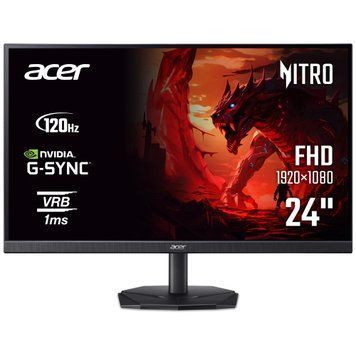 Монітор Acer 23.8" KG242YGbmix (UM.QX2EE.G11) IPS Black 120Hz Acer купити в Україні