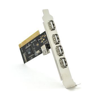 Контролер PCI=> USB 2.0, 4 + 1port (NEC chipset), BOX Voltronic купити в Україні