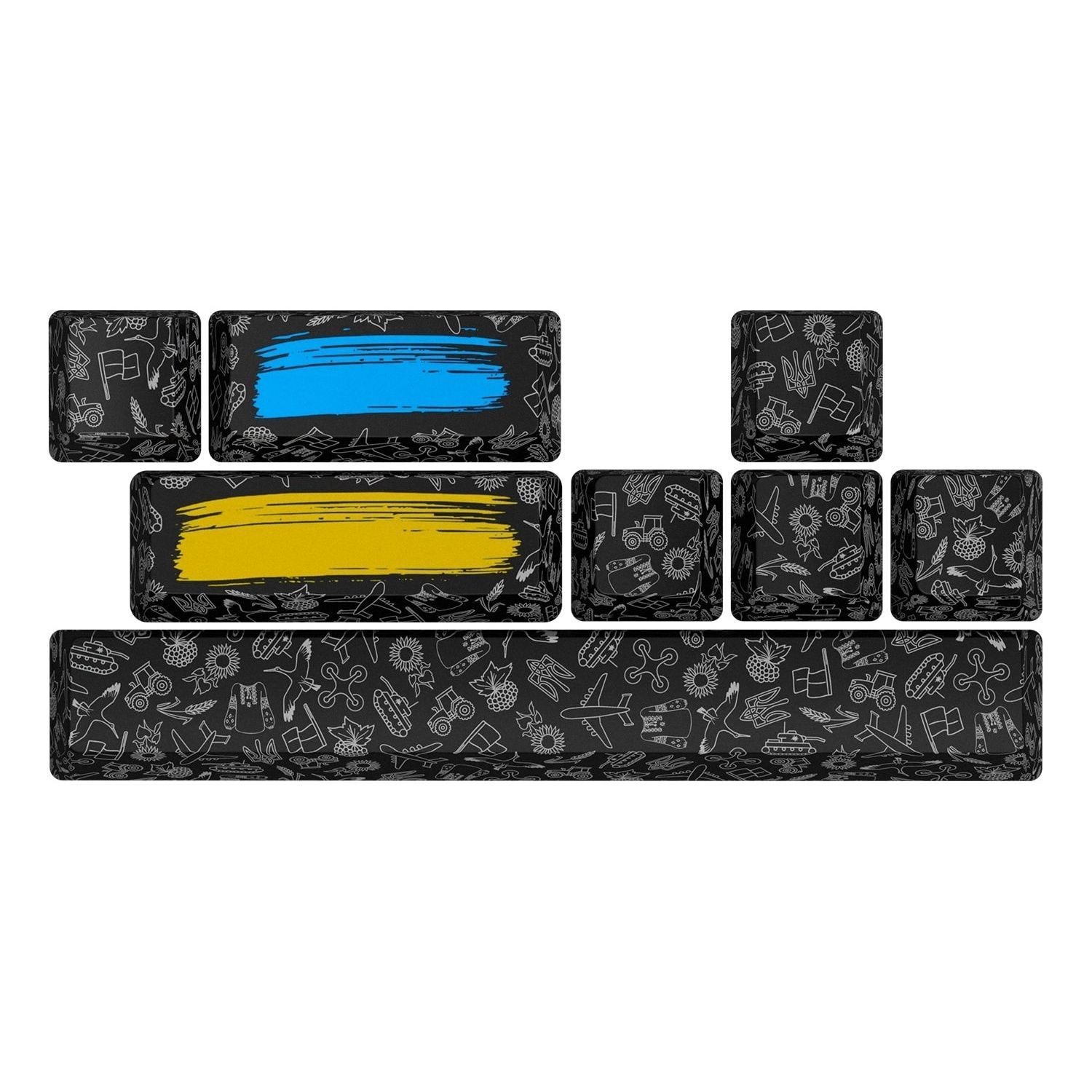 Набор кейкапов Hator PBT Keycaps Authentic Edition Black (HTS-701) Hator купить в Украине