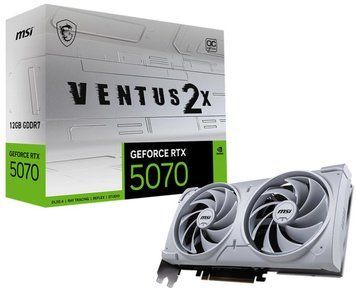 Відеокарта MSI GeForce RTX5070 VENTUS 12G 2X OC WHITE (V532-004) MSI купити в Україні