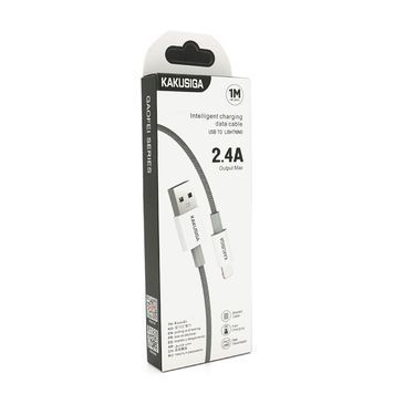 Кабель iKAKU KSC-723 GAOFEI smart charging cable for iphone, Black, довжина 1м, 2.4A, BOX iKAKU купити в Україні