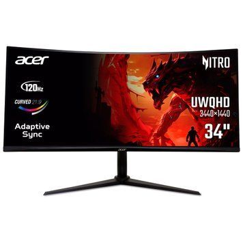 Монитор Acer 34" ED340CUJ0bmiipx (UM.CE0EE.001) VA Black Curved 120Hz Acer купить в Украине