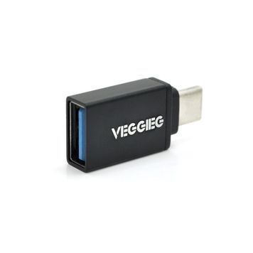 Переходник VEGGIEG OT-B USB3.0(AF) OTG => Type-C(M), Black, Пакет VEGGIEG купить в Украине