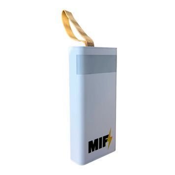 Power Bank MIF 20000mAh, in: Micro-USB / USB Type-C (5V, 2A), out: 2хUSB Type-A, (5V, 2A), LED дисплей. 148х68х27 mm, White Mif купити в Україні