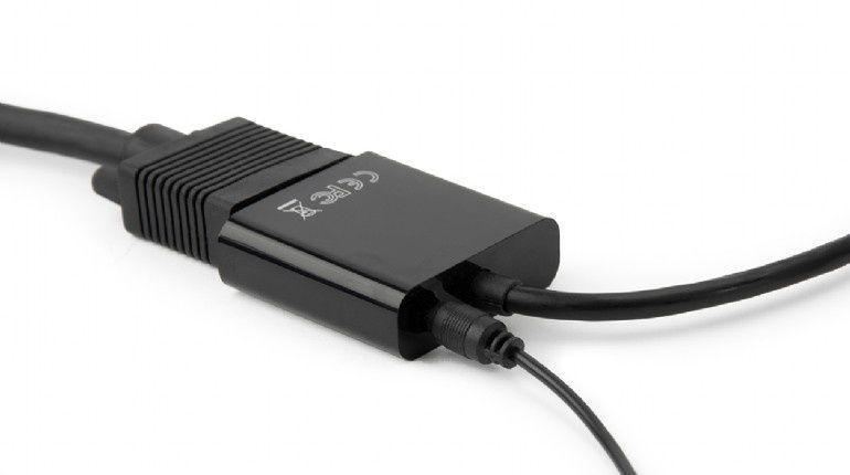 Адаптер Cablexpert HDMI - VGA V 1.4 (M/F), 0.15 м, Black (A-HDMI-VGA-03) Cablexpert купити в Україні