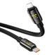 Кабель Hoco U143, Type-C-Lighting, 27W, довжина 1.2м, Black, BOX HOCO &mdash; фото