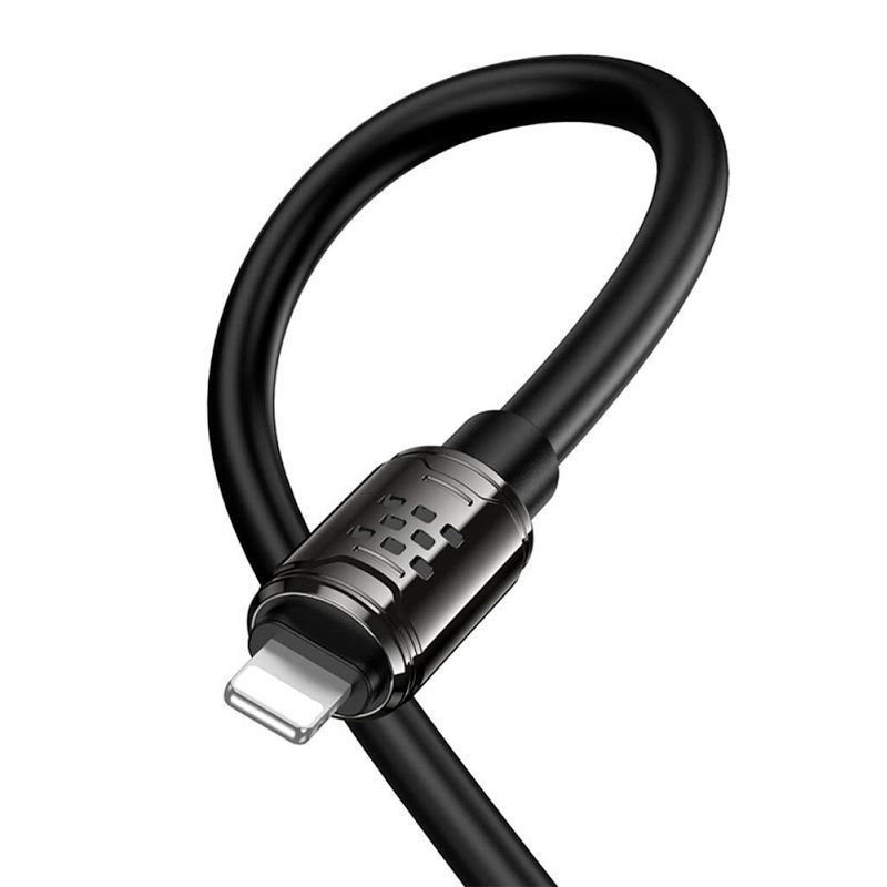 Кабель Hoco U143, Type-C-Lighting, 27W, довжина 1.2м, Black, BOX HOCO купити в Україні