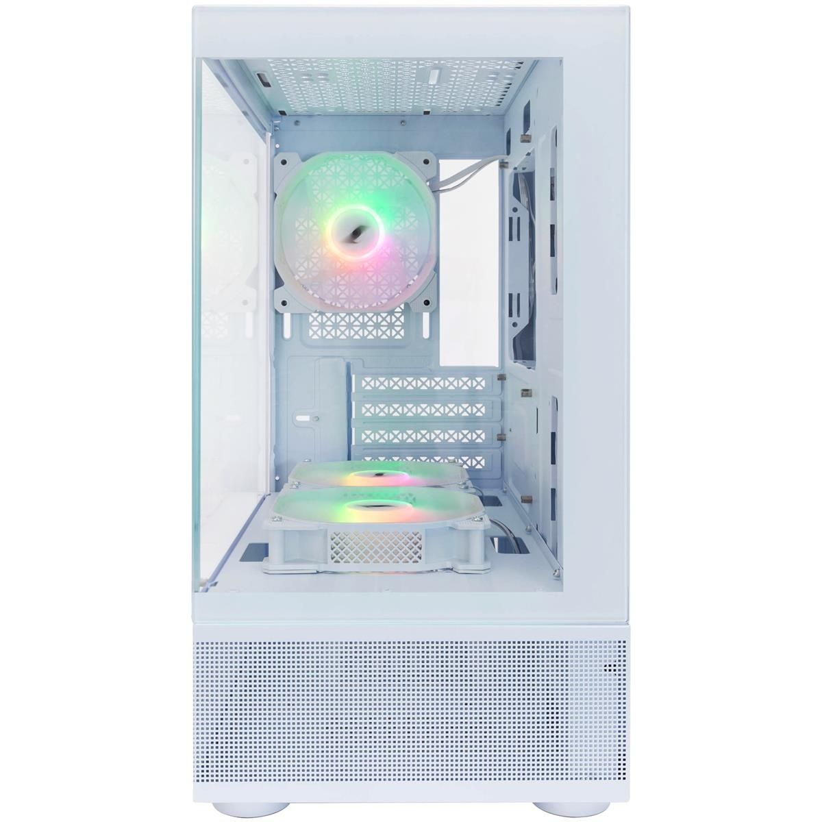 Корпус 1stPlayer Mi2-A-WH-2F7R-W-1F7-W White без БП 1stPlayer купить в Украине