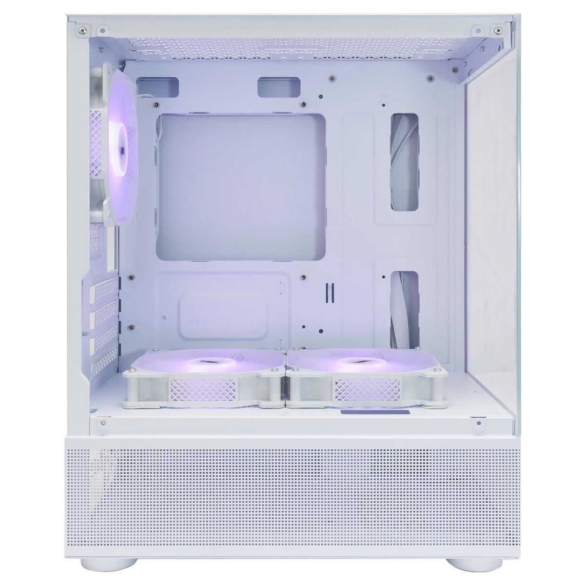 Корпус 1stPlayer Mi2-A-WH-2F7R-W-1F7-W White без БП 1stPlayer купить в Украине