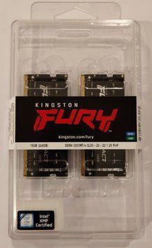 Модуль пам'яті SO-DIMM DDR4 16GB (2x8GB) 3200 Kingston Fury Impact C20 Kingston купить в Украине