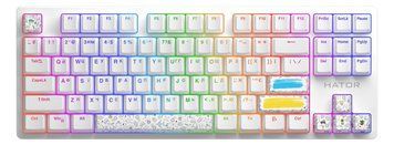 Набор кейкапов Hator PBT Keycaps Authentic Edition White (HTS-700) Hator купить в Украине