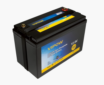 Акумуляторна батарея Vipow LiFePO4 12,8V 100Ah з вбудованою ВМS платою 80A Vipow купити в Україні