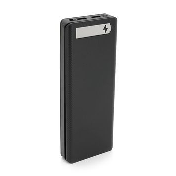 Power bank Voltronic L10 под 10х18650, Flashlight, Output: 5V-2A, Micro-USB, Type-C, Digital display, ABS, PVC, Black, BOX Voltronic купить в Украине
