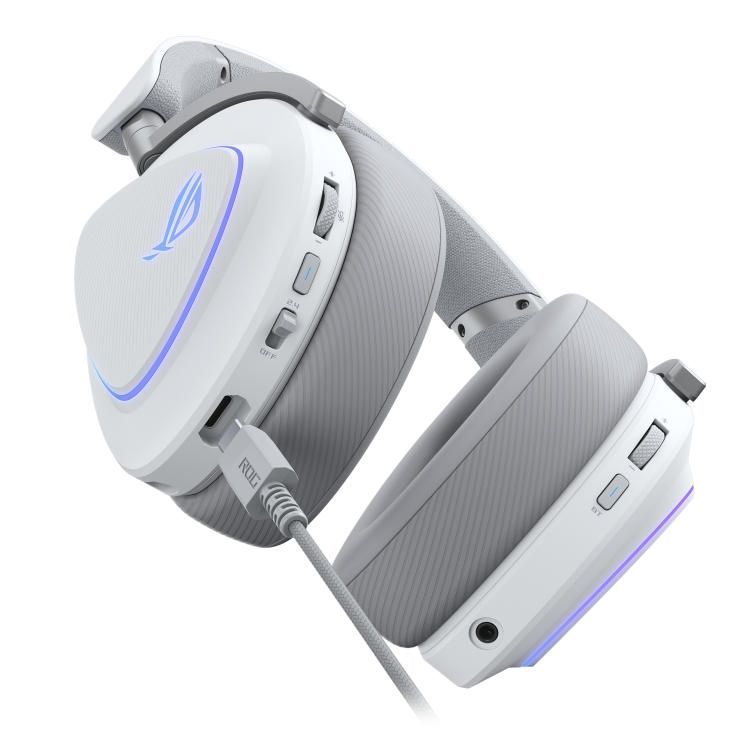 Bluetooth-гарнітура Asus ROG Delta II White (90YH03W0-BHUA10) Asus купити в Україні