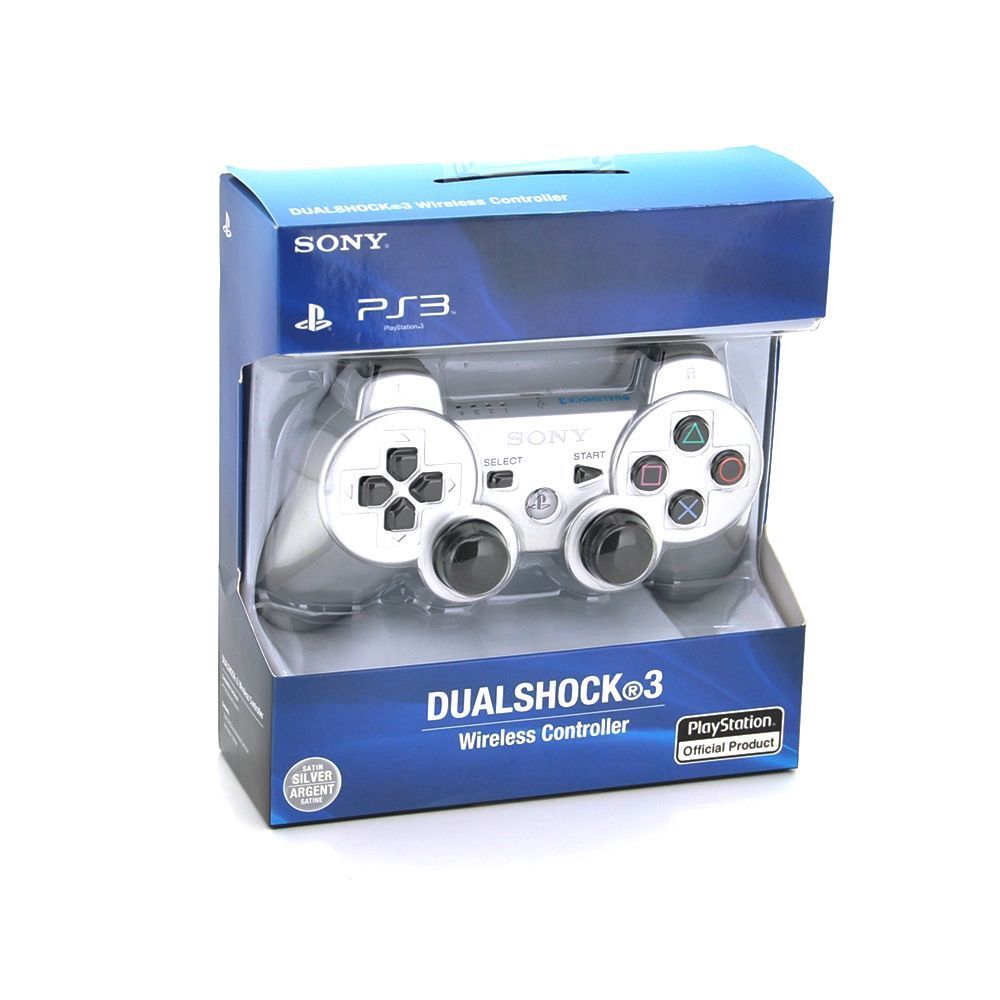 Геймпад беспроводной для PS3 SONY Wireless DUALSHOCK 3 (Silver), 3.7V, 500mAh, Blister Voltronic купить в Украине