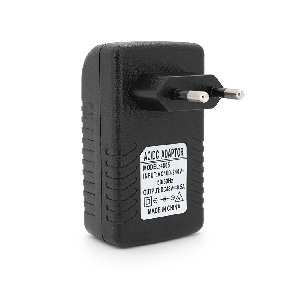 POE инжектор 48V 0,5A (24Вт) с портами Ethernet 10 / 100Мбит / с Voltronic купить в Украине