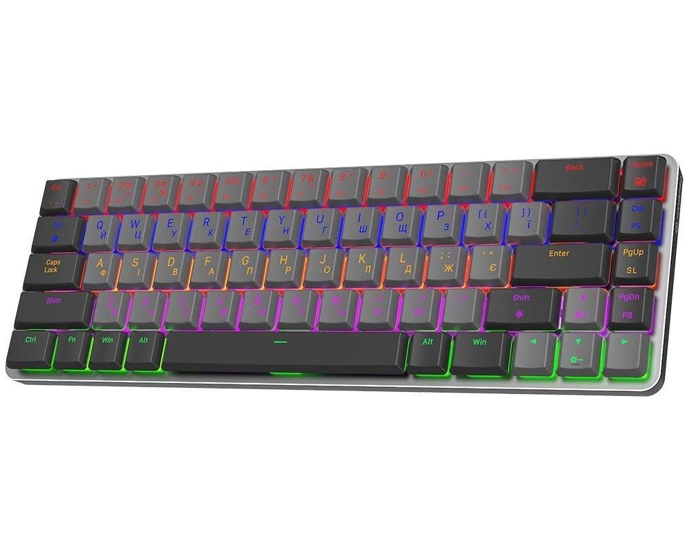 Клавіатура бездротова GamePro MK122R Red Swich Low Profile Wireless Dark Gray GamePro купити в Україні