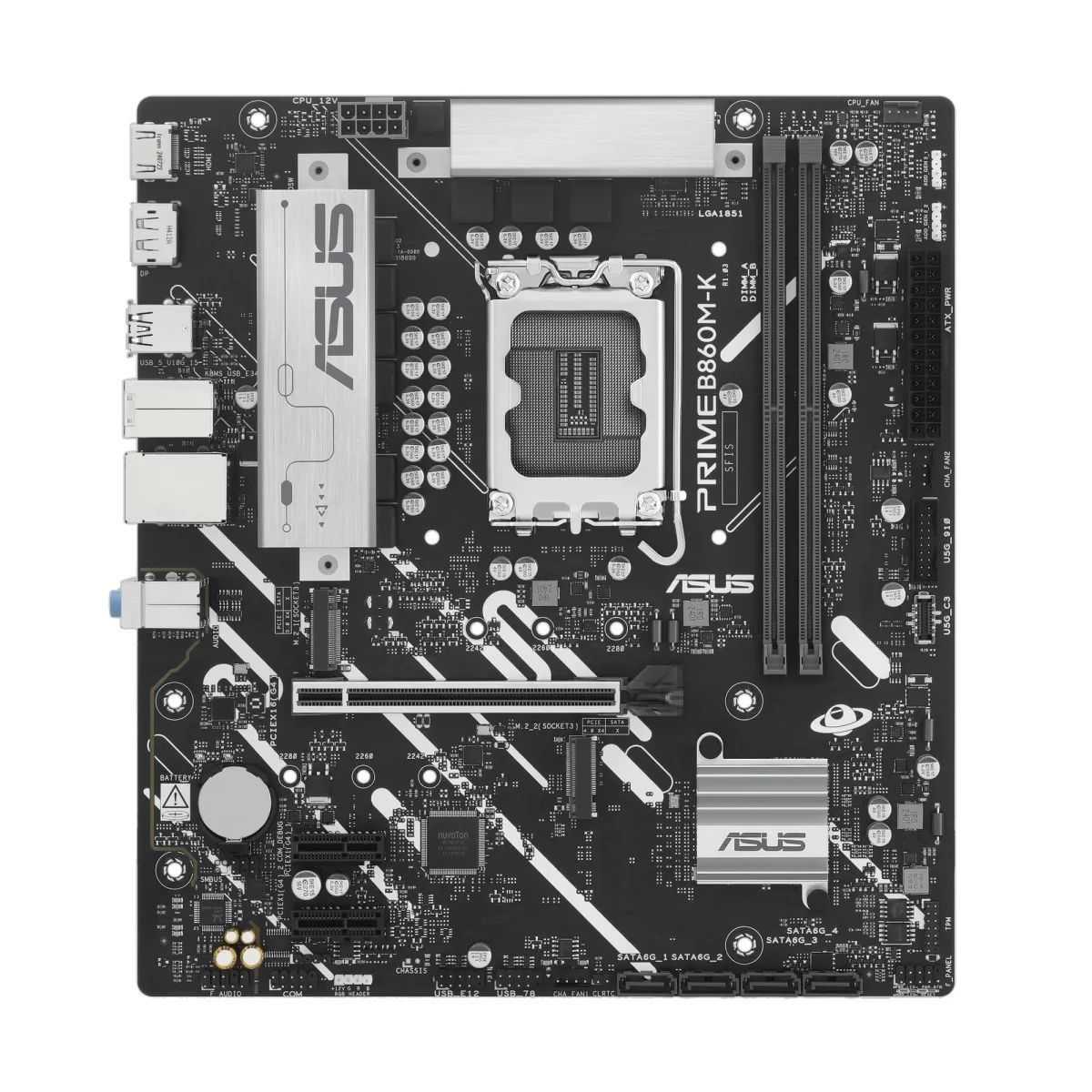 Материнська плата ASUS PRIME B860M-K (s1851, Intel B860, DDR5, mATX) Asus купити в Україні