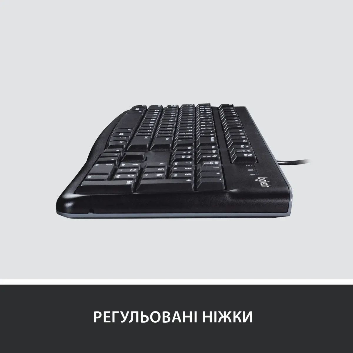 Клавіатура Logitech K120 USB Ukr (920-002643) Logitech купити в Україні