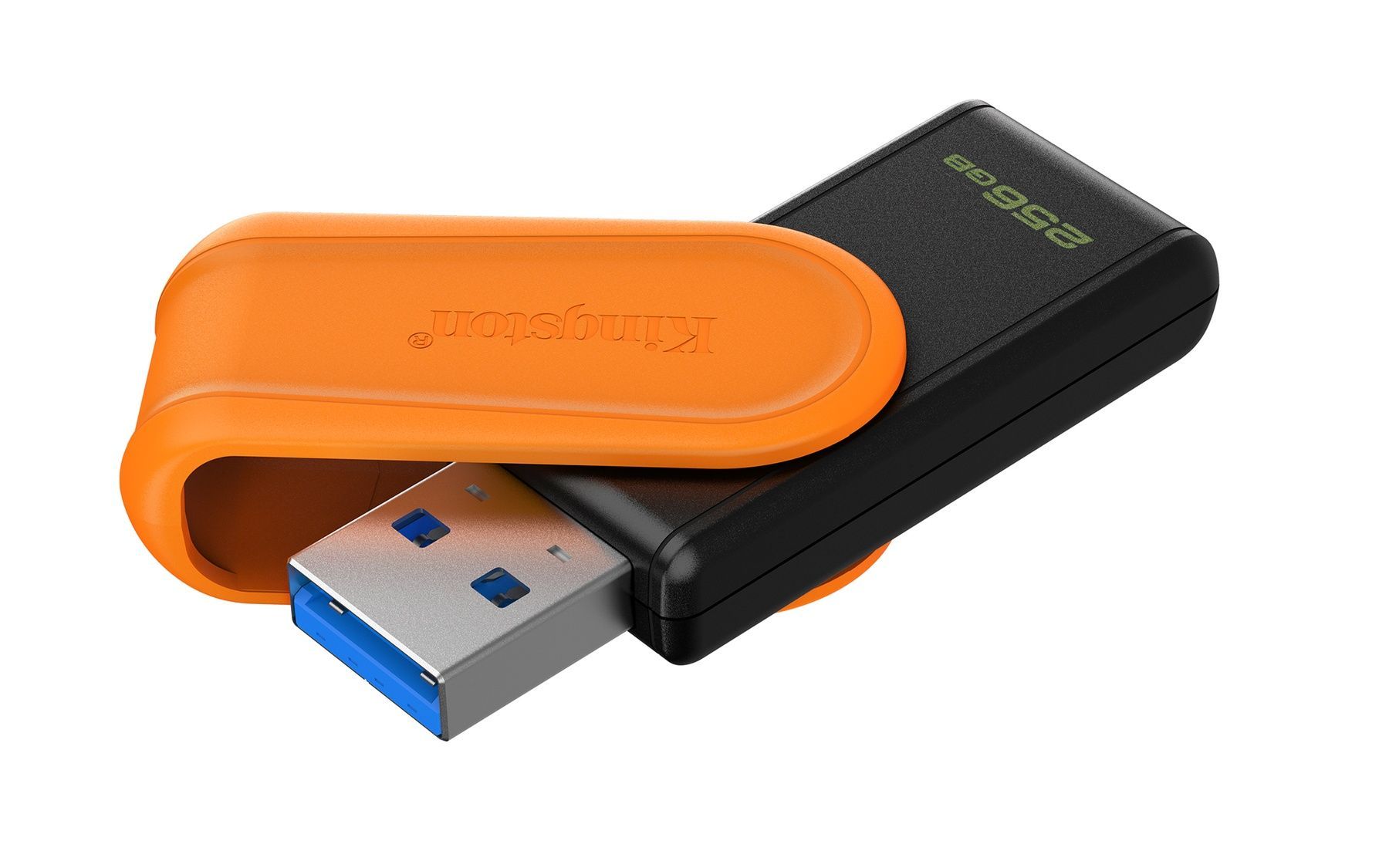 Флеш-накопичувач USB3.2 256GB Kingston DataTraveler Exodia S Black/Orange (DTXS/256GB) Kingston купити в Україні
