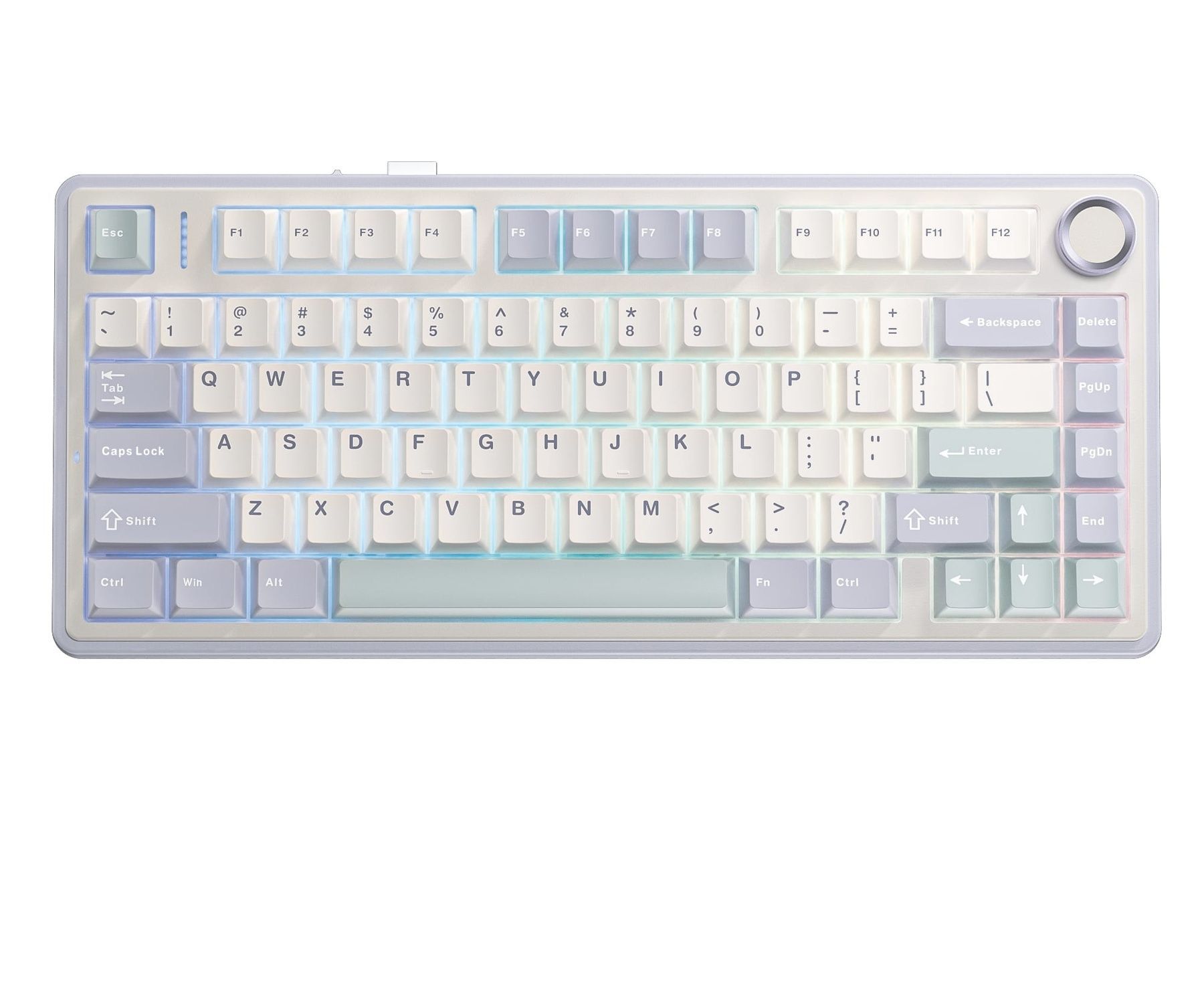 Клавиатура беспроводная Aula F75 White (6948391208640) Aula купить в Украине