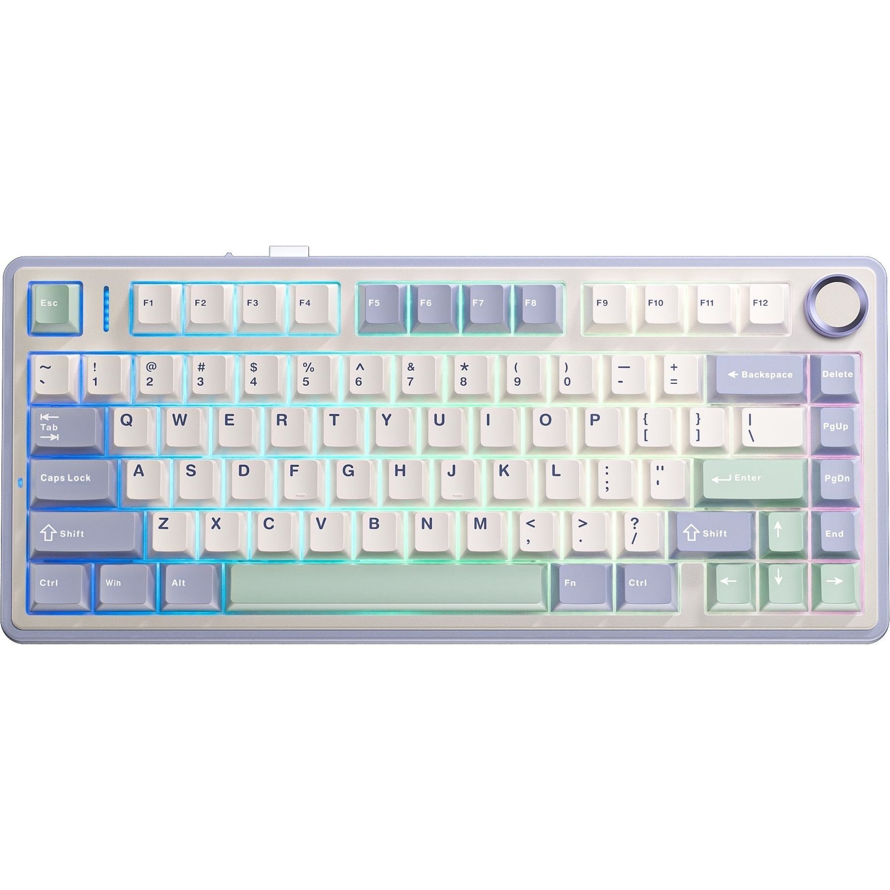 Клавиатура беспроводная Aula F75 White (6948391208640) Aula купить в Украине