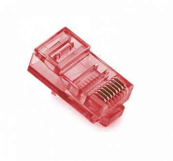 Коннектор Ritar RJ-45 8P8C UTP Cat-5 (100 шт / уп.) Q100 Red Ritar купить в Украине