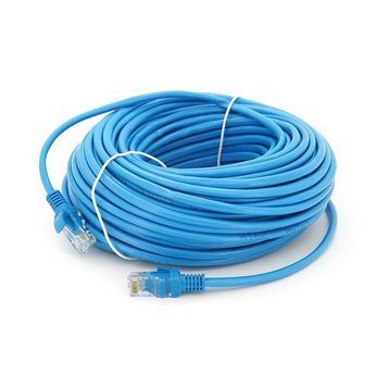 Патч-корд литой RITAR, CCA, UTP, RJ45, Cat.5e, 30m, синий Q50 Ritar купить в Украине