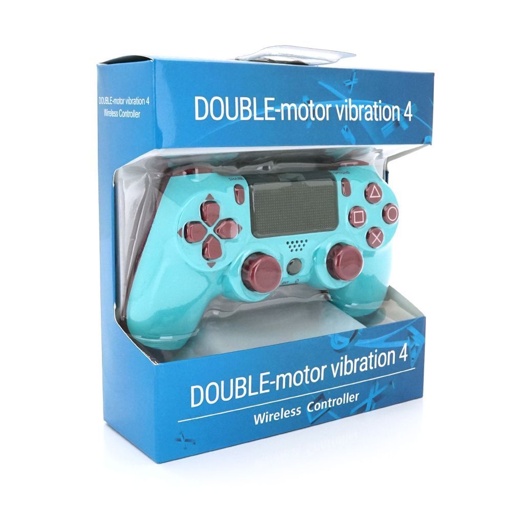Геймпад Brazzers беспроводной для PS4 Wireless DUALSHOCK 4, разъем для наушников, LED light bar, Cyan, 3.7V, 600mAh, Blister-box Brazzers купить в Украине