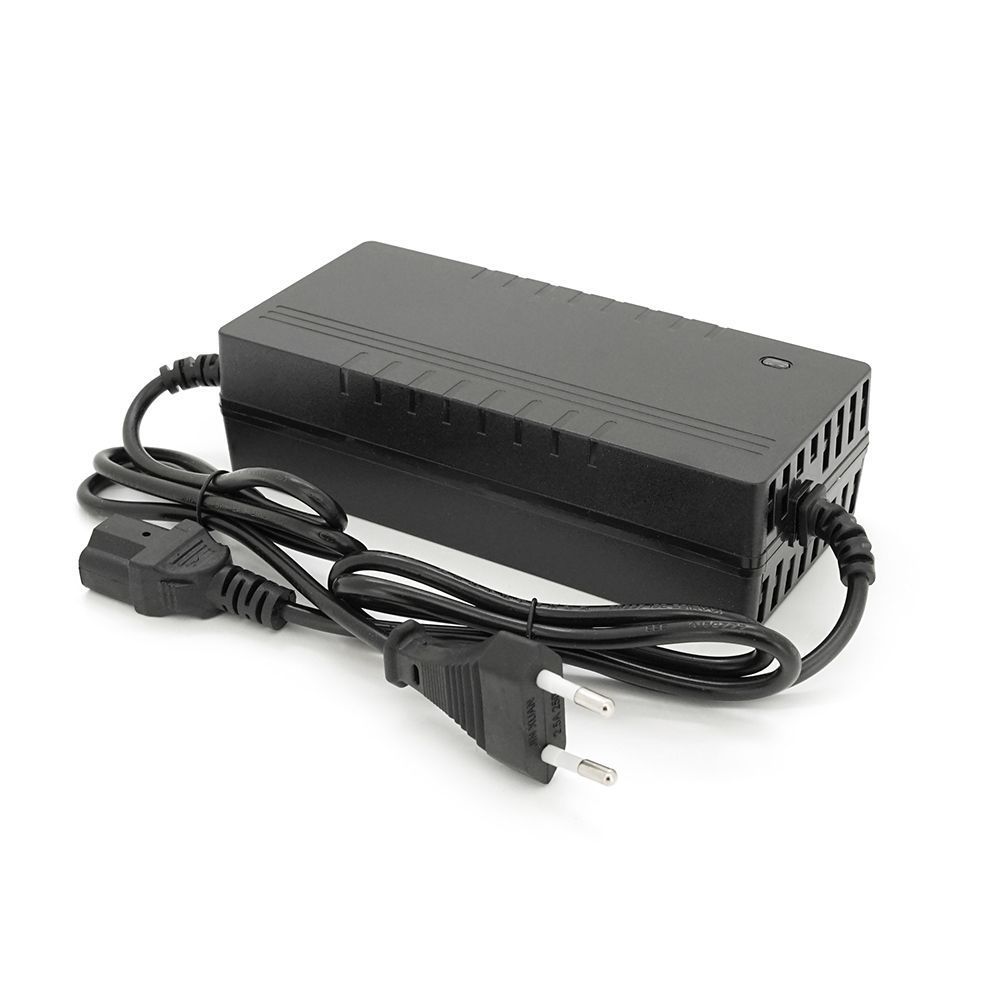 Зарядное устройство для аккумуляторов Li-ion 46.2V,11S,3A. штекер Triangle plug (T-tipe / IEC / C13 N+L-)160x73x45mm Voltronic купить в Украине