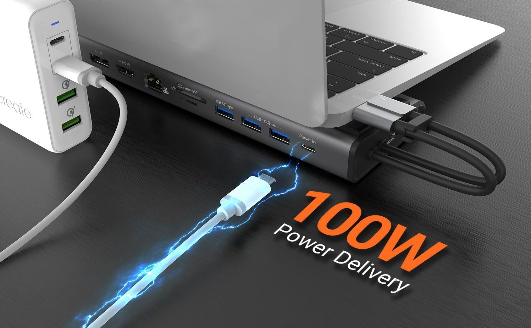 Док-станція J5create USB-C 12-в-1 (JCD552-N) J5create купити в Україні