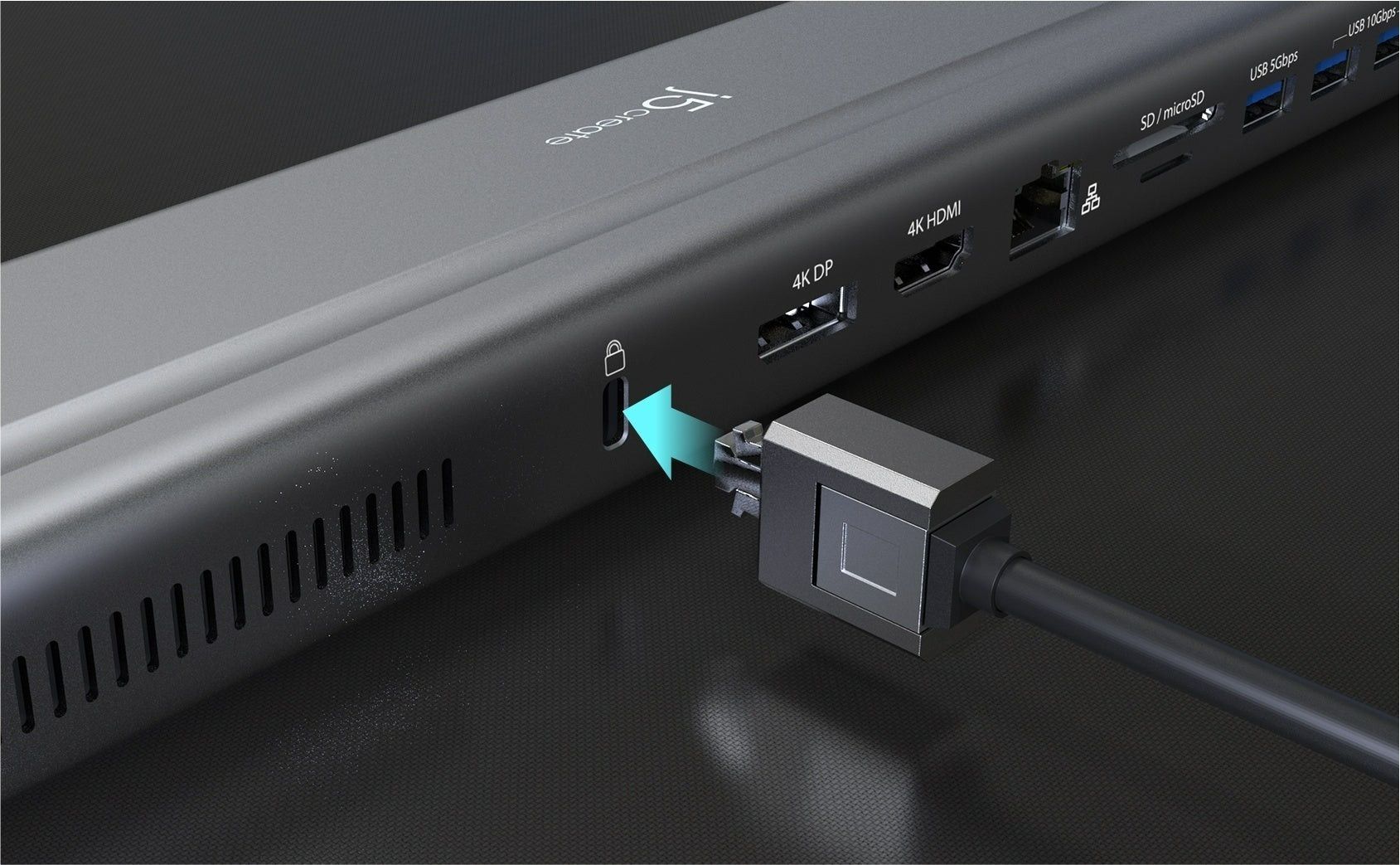Док-станція J5create USB-C 12-в-1 (JCD552-N) J5create купити в Україні