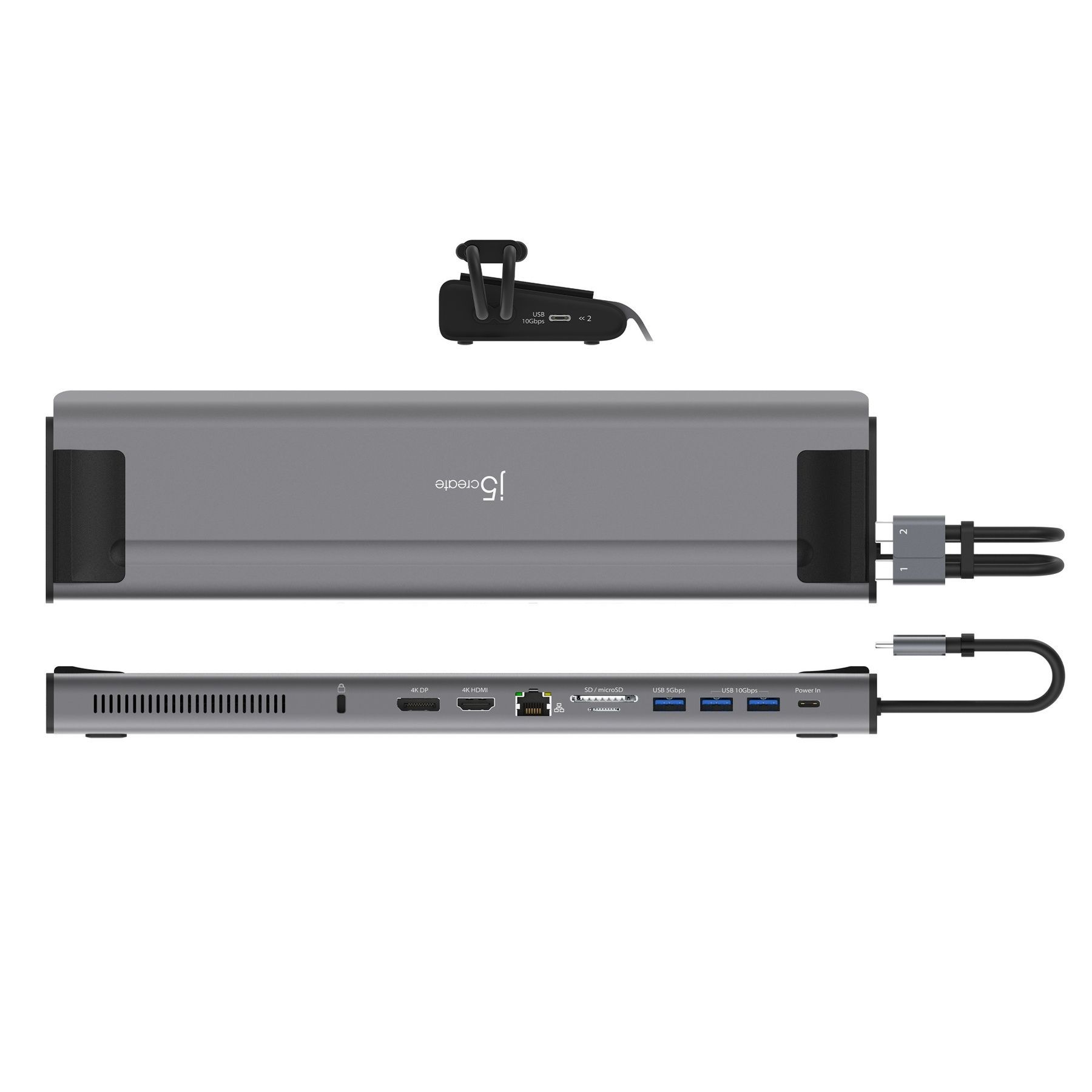 Док-станція J5create USB-C 12-в-1 (JCD552-N) J5create купити в Україні