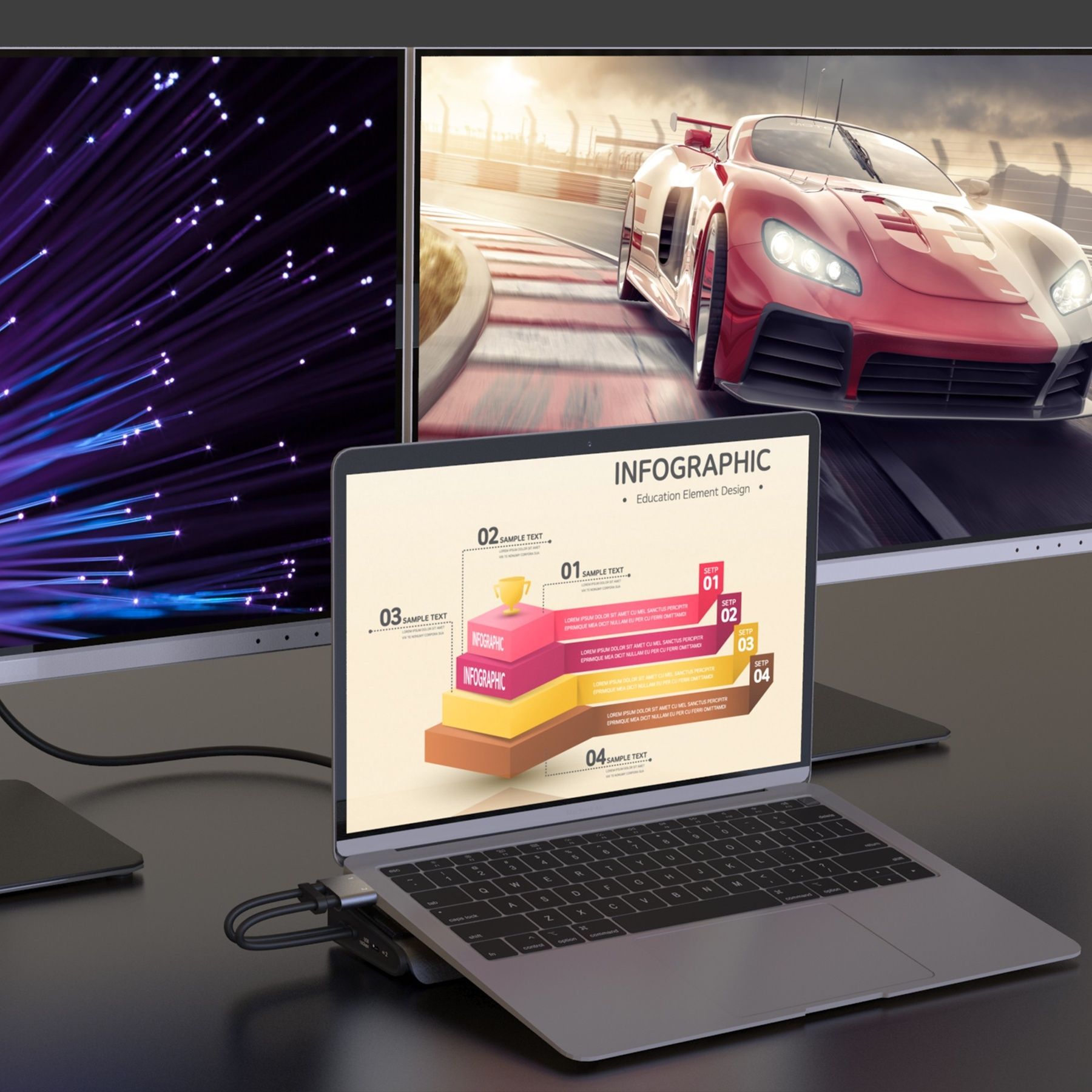 Док-станція J5create USB-C 12-в-1 (JCD552-N) J5create купити в Україні