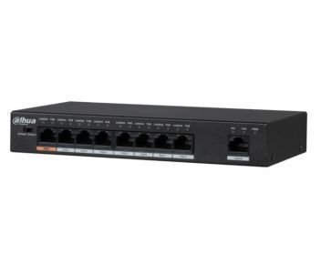 8-портовий POE комутатор Dahua DH-PFS3009-8ET1GT-96, 8xPoE(100M) + 1xRJ45(1000M) DAHUA купити в Україні