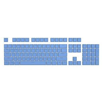 Набор кейкапов Hator PBT UKR/ENG/ru Blue (HTS-138) Hator купить в Украине