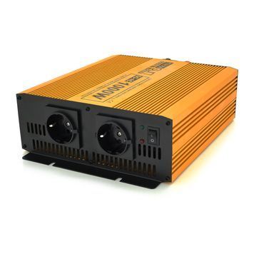 Інвертор напруги Mexxsun MXSPSW-1000, 12V / 220V, 1000W з правильною синусоїдою, 2 Shuko, клемні дроти, Q4 Mexxsun купити в Україні