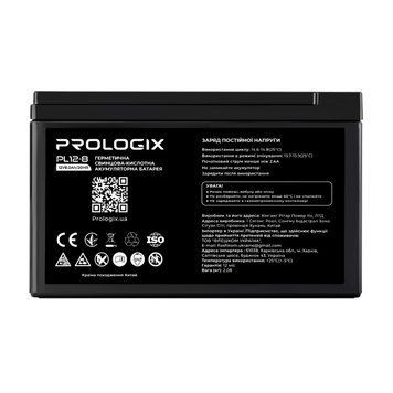 Акумуляторна батарея Prologix 12V 8AH (PL12-8) AGM Prologix купити в Україні