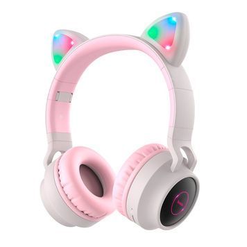 Беспроводные Bluetooth наушники HOCO W27, Pink / Gray, Box HOCO купить в Украине