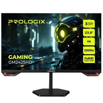 Монитор Prologix Gaming 23.8" GM2425HD VA Black 200Hz Prologix купить в Украине