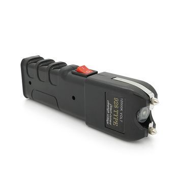 Ліхтар-відлякувач ручний BAILONG OCA TW-928, 1LED 5730, струм 12000KV, 1W, 1 режим, Li-ion вбудований, Black, IP44, кабель живлення, 165х46х30мм, BOX BAILONG купити в Україні