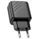 СЗУ 110-240V HOCO CS23A USB-C+USB, 30W, Black, Box HOCO &mdash; фото