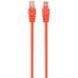 Патч-корд FTP Cablexpert (PP22-0.5M/O) cat.5Е, литой, 50u штекер с защелкой, 0.5м, оранжевый Cablexpert &mdash; фото