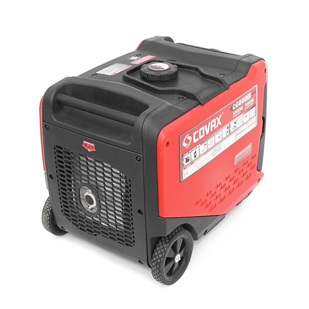 Генератор інверторний бензин COVAX CG8800i, 7.0kW, однофазний 220V, 50Hz, electrik starter, KM172Fi 4-stroke, бак 10L, 610х470х545mm, 45kg COVAX купити в Україні