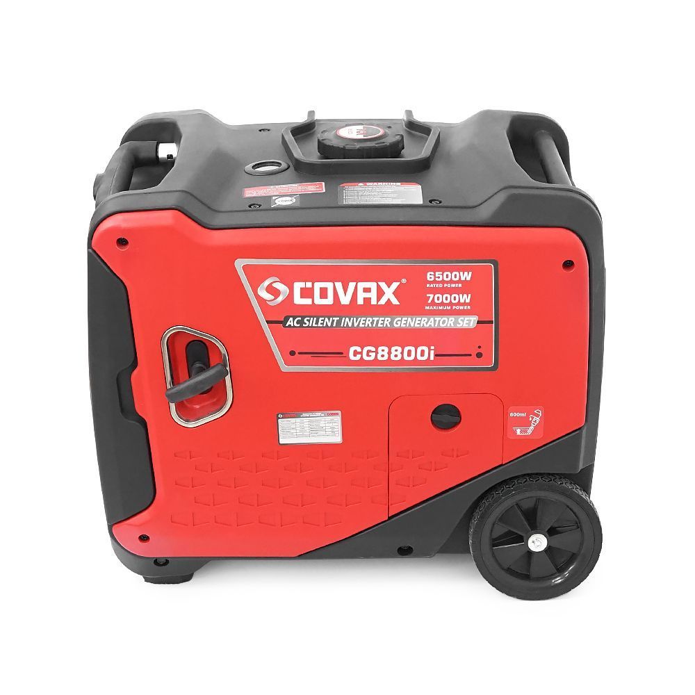 Генератор інверторний бензин COVAX CG8800i, 7.0kW, однофазний 220V, 50Hz, electrik starter, KM172Fi 4-stroke, бак 10L, 610х470х545mm, 45kg COVAX купити в Україні