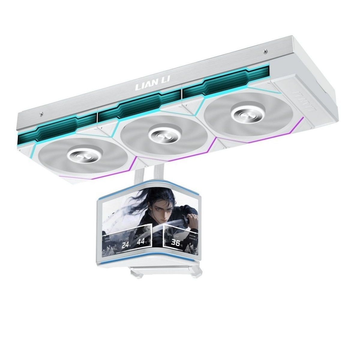 Система водяного охолодження Lian Li HydroShift II OLED Curved 360 TL White (G89.GHS2OLDC36TW.00) Lian Li купити в Україні