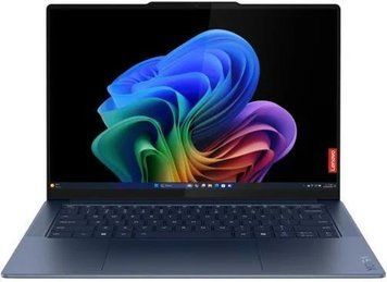 Lenovo Yoga Slim 7 14Q8X9 (83ED0001US) Cosmic Blue (14,5 / OLED / 2944x1840 / 90Hz / Qualcomm Snapdragon X Elite X1E-78-100 / 16GB RAM / 512GB SSD / Qualcomm Adreno X1 / Windows 11 Home) Lenovo купити в Україні